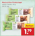 Proteinriegel von Maxinutrition im aktuellen Netto Marken-Discount Prospekt