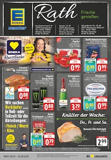 Aktueller EDEKA Prospekt "Aktuelle Angebote" Seite 1 von 28 Seiten für Grevenbroich