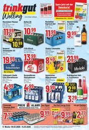 Aktueller Trinkgut Getränkemärkte Prospekt für Kaarst: Aktuelle Angebote mit 10 Seiten, 09.03.2026 - 14.03.2026