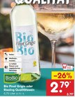 Bio Pinot Grigio oder Riesling Qualitätswein von BioBio im aktuellen Netto Marken-Discount Prospekt für 2,79 €