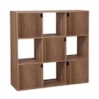 Colonne en bois 6 cases Adam brun naturel 90xP29,5xH90cm à Gifi dans Mairy-Mainville Colonne en bois 6 cases Adam brun naturel 90xP29,5xH90cm à Gifi dans Mairy-Mainville