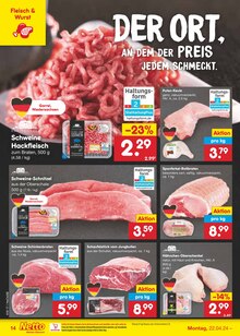 Schweinefilet im Netto Marken-Discount Prospekt "Aktuelle Angebote" mit 51 Seiten (Rostock)