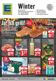 Bitburger im EDEKA Prospekt "Aktuelle Angebote" mit 24 Seiten (Hattingen)