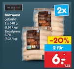 Aktuelles Bratwurst Angebot bei Netto Marken-Discount in Osnabrück ab 6,00 €