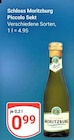 Piccolo Sekt Angebote von Schloss Moritzburg bei GLOBUS Gera für 0,99 €