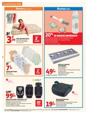 Promos Matelas dans le catalogue "LA RENTRÉE À PRIX K.O." de Auchan Hypermarché Matelas en promo dans le catalogue Auchan Hypermarché à la page 12