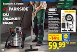 Nass-/Trockensauger im Angebot bei Lidl in Speyer Nass-/Trockensauger Angebote von PARKSIDE bei Lidl Speyer für 59,99 €