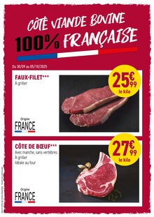 Prospectus Rayon Boucherie Carrefour à Cournonterral, "L'AUTOMNE SE SAVOURE CHEZ VOTRE ARTISAN BOUCHER !", 7 pages de promos valables du 30/09/2025 au 12/10/2025