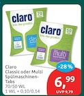 Classic oder Multi von Claro für 6,99 € bei budni im Angebot Classic oder Multi von Claro im aktuellen budni Prospekt