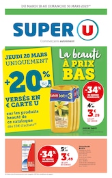 Catalogue Super U "la beauté À PRIX BAS" à Biville-la-Baignarde et alentours, 44 pages, 18/03/2025 - 30/03/2025