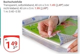 Buchschutzfolie im Angebot bei GLOBUS in Neuwied Buchschutzfolie Angebote bei GLOBUS Neuwied für 1,49 €
