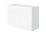 Promo Meuble haut 2 portes "Pragma" blanc l.80 x h.55 x p.32 cm à 40,00 € dans le catalogue Brico Dépôt à Saint-Memmie