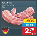 Aktuelles Puten-Hälse Angebot bei Netto Marken-Discount in Bergisch Gladbach ab 2,79 €