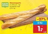 Weizenbaguette von BACK STUBE im aktuellen Netto Marken-Discount Prospekt für 1,00 €