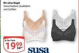 BH ohne Bügel im Angebot bei GLOBUS in Plauen BH ohne Bügel Angebote von Susa bei GLOBUS Plauen für 19,99 €
