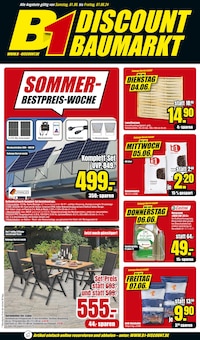 B1 Discount Baumarkt Prospekt BESTPREISE DER WOCHE! mit  Seiten in Kasbach-Ohlenberg und Umgebung