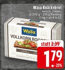 Knäckebrot Vollkorn Roggen Angebote von Wasa bei E center Mülheim für 1,79 €