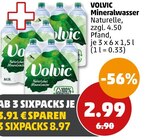 Mineralwasser Angebote von VOLVIC bei Penny-Markt Esslingen für 2,99 €