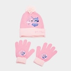 Promo Ensemble bonnet à pompom et gants Stitch rose fille à 11,19 € dans le catalogue La Halle à Saint-Étienne