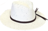 Chapeau de paille pour femme avec paillettes - Bazarland à Béziers Chapeau de paille pour femme avec paillettes en promo chez Bazarland Béziers à 7,99 €