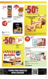 Offre Nutella dans le catalogue Géant Casino du moment à la page 17