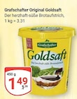 Original Goldsaft im Angebot bei GLOBUS in Gießen Original Goldsaft Angebote von Grafschafter bei GLOBUS Gießen für 1,49 €