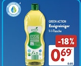 Essigreiniger von green action im aktuellen ALDI SÜD Prospekt für 0,69 €