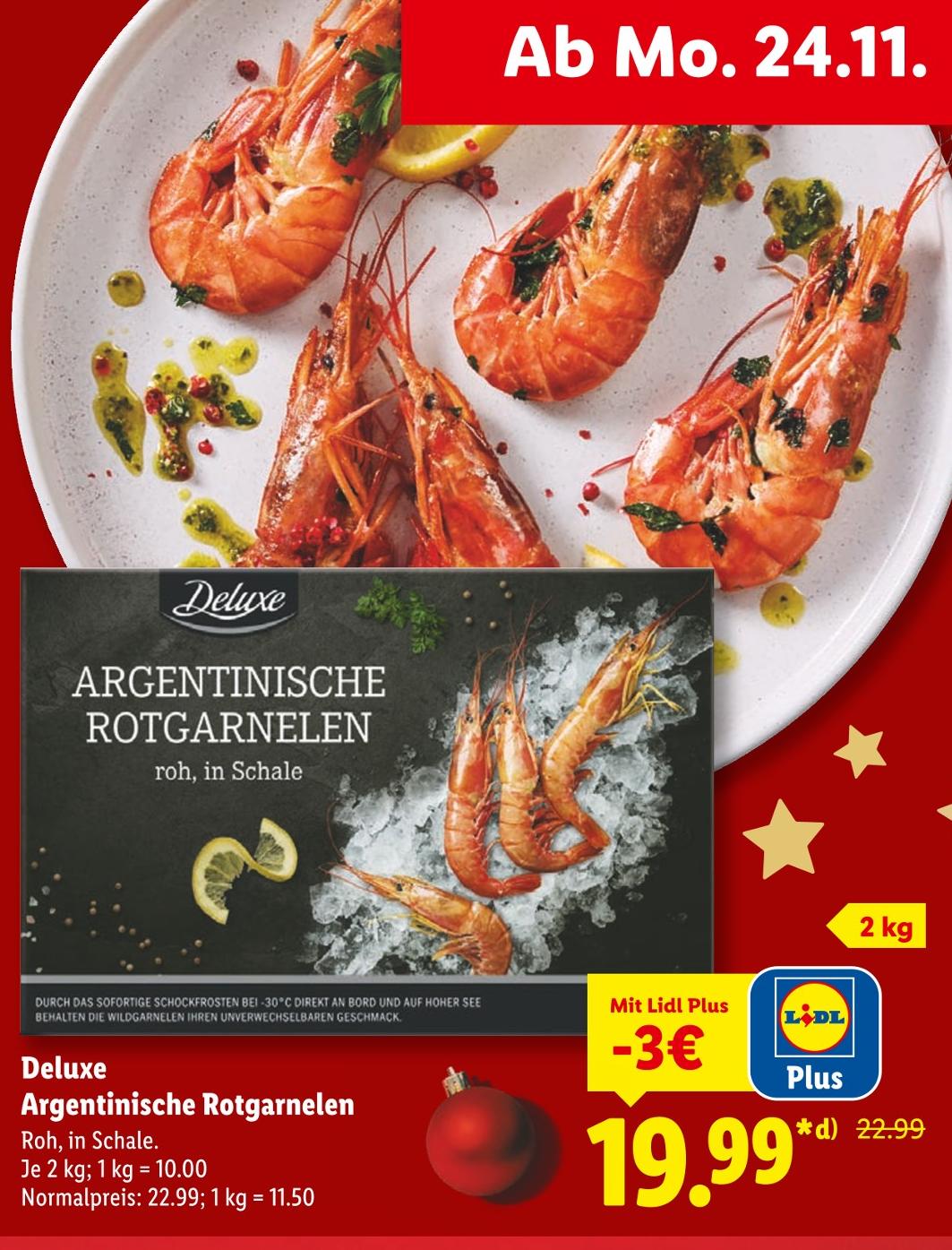 Argentinische Rotgarnelen