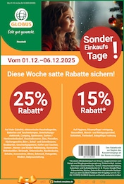 GLOBUS Prospekt: "Aktuelle Angebote", 57 Seiten, 01.12.2025 - 06.12.2025