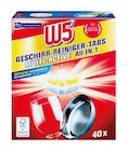 Geschirr-Reiniger-Tabs Multi-Active All in 1 Angebote von W5 bei Lidl Maintal für 2,96 €