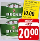 Beck's Angebote von Beck's bei EDEKA Pforzheim für 10,00 €