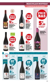 Promos Beaujolais Nouveau dans le catalogue "U Express" de U Express à la page 15 Promos Beaujolais Nouveau dans le catalogue "U Express" de U Express à la page 15