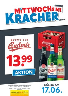 Bier im aktuellen Getränkeland Prospekt (Wismar) Bier im Getränkeland Prospekt "Die Getränkekönner" mit 1 Seiten (Wismar)
