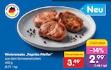 Aktuelles Wintersteaks „Paprika Pfeffer“ Angebot bei Netto Marken-Discount in Kiel ab 2,99 €