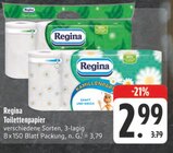 Toilettenpapier im Angebot bei E center in Jena Toilettenpapier Angebote von Regina bei E center Jena für 2,99 €