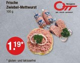 Frische Zwiebel-Mettwurst von Metzgerei Ott im aktuellen V-Markt Prospekt für 1,19 €