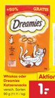 Aktuelle Katzenfutter Angebote bei Netto Marken-Discount in Magdeburg Aktuelles Whiskas oder Dreamies Katzensnacks Angebot bei Netto Marken-Discount in Magdeburg ab 1,00 €