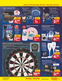 Dartscheibe im aktuellen Netto Marken-Discount Prospekt (Moers) Dartscheibe im Netto Marken-Discount Prospekt "Aktuelle Angebote" mit 64 Seiten (Moers)