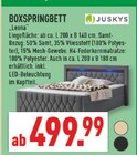Aktuelles BOXSPRINGBETT „Leona“ Angebot bei Marktkauf in Duisburg ab 499,99 €
