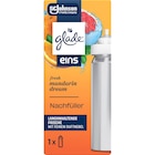 Lufterfrischer Minispray eins Fresh Mandarin Dream Nachfüllpack von glade für 2,95 € bei dm-drogerie markt im Angebot Lufterfrischer Minispray eins Fresh Mandarin Dream Nachfüllpack von glade im aktuellen dm-drogerie markt Prospekt