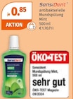 Antibakterielle Mundspülung mint von SensiDent im aktuellen Müller Prospekt für 0,85 €