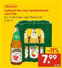 Aktuelle Saft Angebote bei Netto Marken-Discount in Heilbronn Aktuelles Apfelsaft klar oder Apfeldirektsaft naturtrüb Angebot bei Netto Marken-Discount in Heilbronn ab 7,99 €