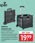 Keeeper Faltbarer Einkaufstrolly Angebote bei famila Nordost Gifhorn für 19,99 €