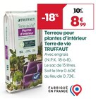 Terreau pour plantes d’intérieur Terre de vie - TRUFFAUT en promo chez Truffaut Nanterre à 8,99 €