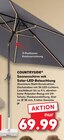 Aktuelle Sonnenschirm Angebote bei Kaufland in Heilbronn Aktuelles Sonnenschirm mit Solar-LED-Beleuchtung Angebot bei Kaufland in Heilbronn ab 69,99 €