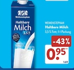 Haltbare Milch von Weihenstephan im aktuellen ALDI SÜD Prospekt für 0,95 €