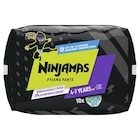 Culottes Ninjamas Pyjama Pants - PAMPERS en promo chez Carrefour Versailles à 8,99 €