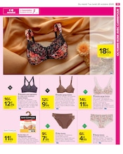 Promos Brassière Femme dans le catalogue "TOUTES EN BEAUTÉ" de Carrefour à la page 11