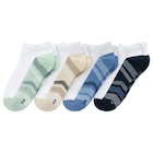 4 Paar Jungen Sneaker-Socken im Set für 6,00 € bei Ernstings family im Angebot 4 Paar Jungen Sneaker-Socken im Set im aktuellen Ernstings family Prospekt