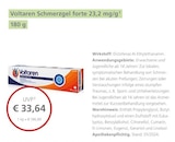 Voltaren Schmerzgel forte 23,2 mg/g Angebote bei LINDA Oldenburg für 33,64 €